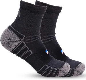 Ankle Work Socks ?C Sweat-Wicking, Durable Wool Socks for Long Shifts ?C Up to 6" Boots ?C Made in USA
