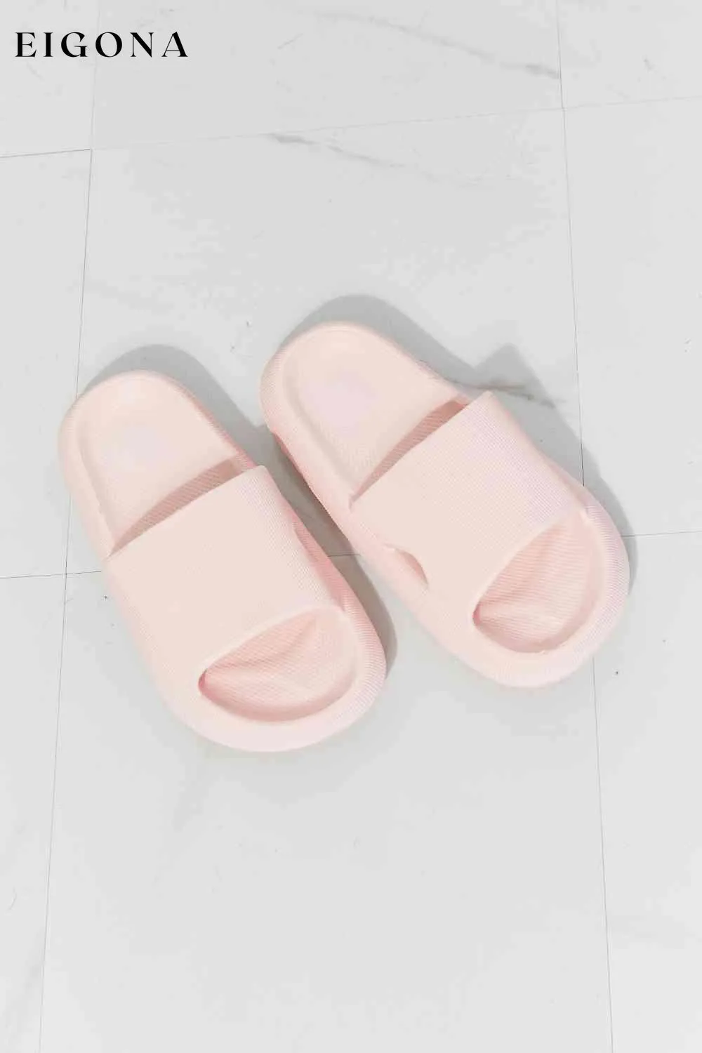 Arms Around Me Open Toe Slide in Pink