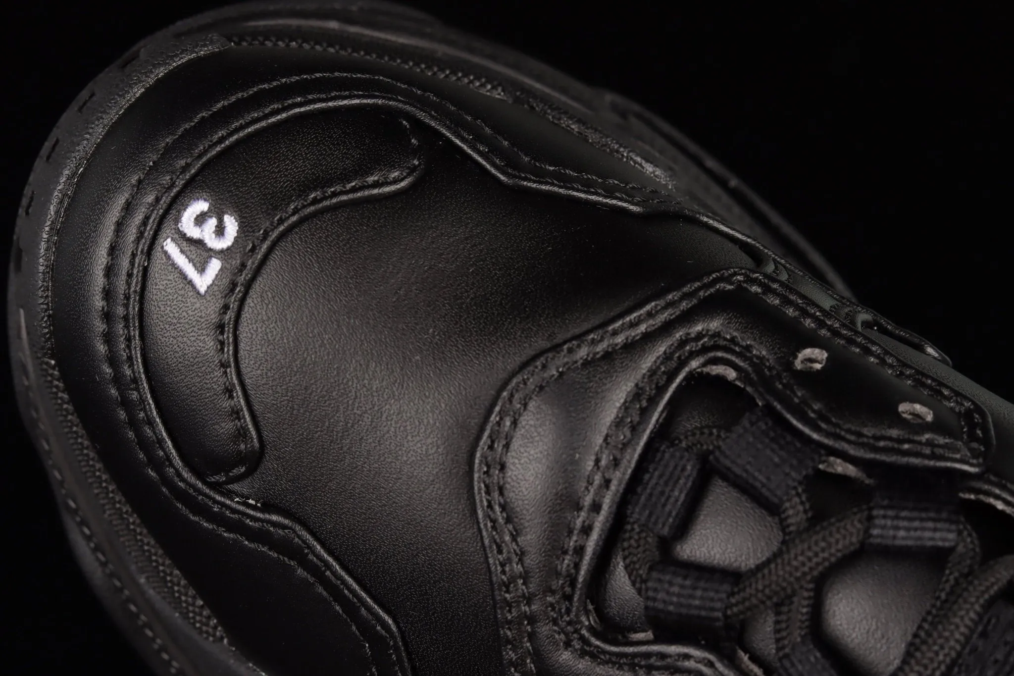 BA Triple S 'Black Leather'