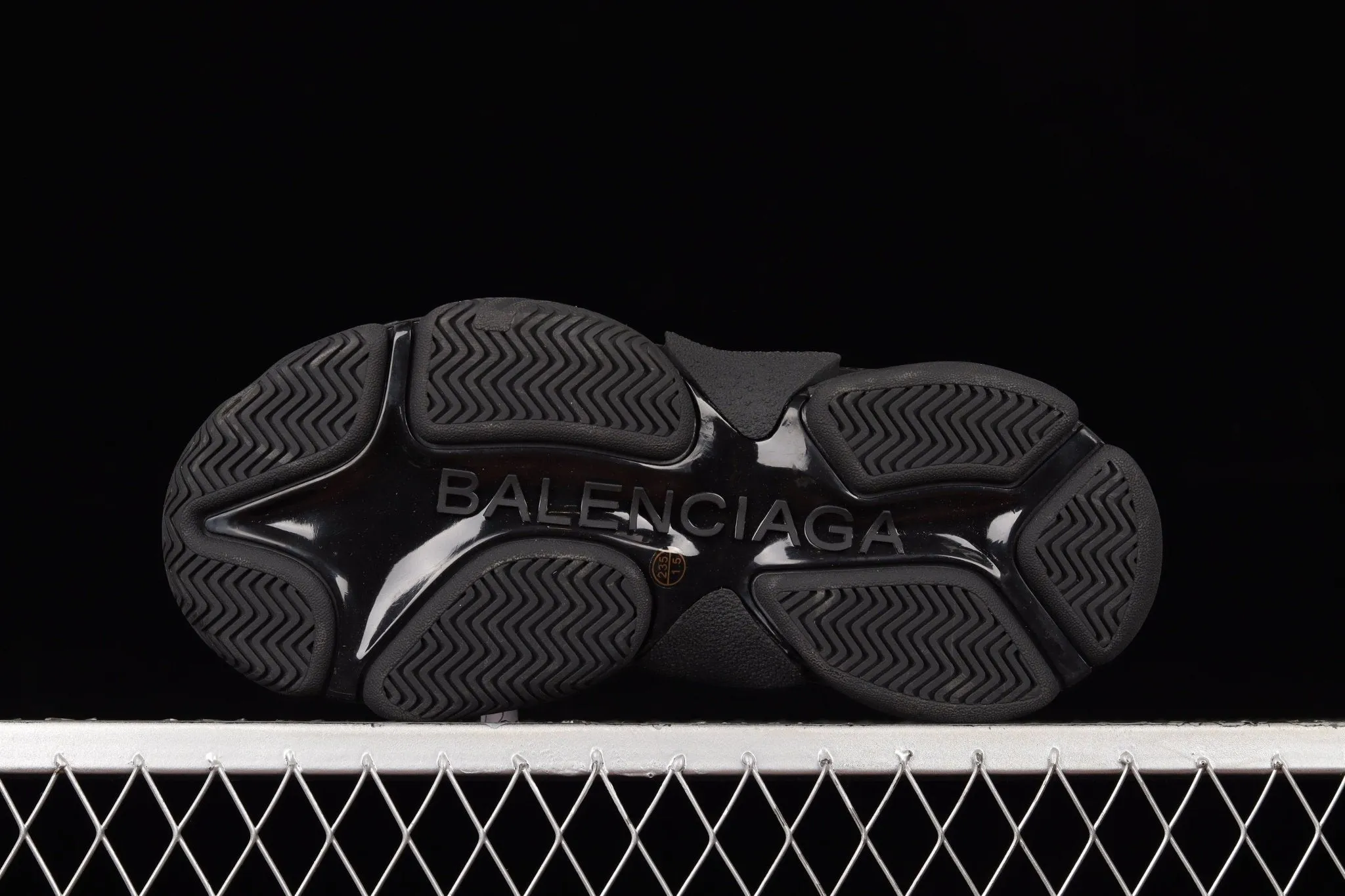 BA Triple S 'Black Leather'