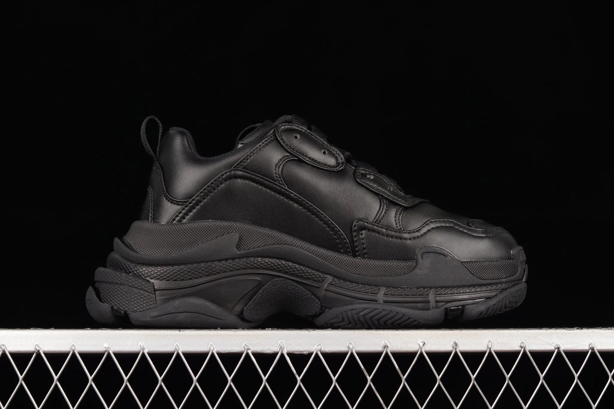 BA Triple S 'Black Leather'