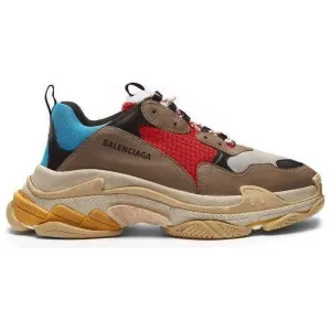 Balen*ciaga Triple-S "Grey/Red/Blue"
