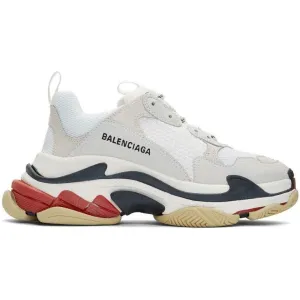 Balen*ciaga Triple-S "White/Red"