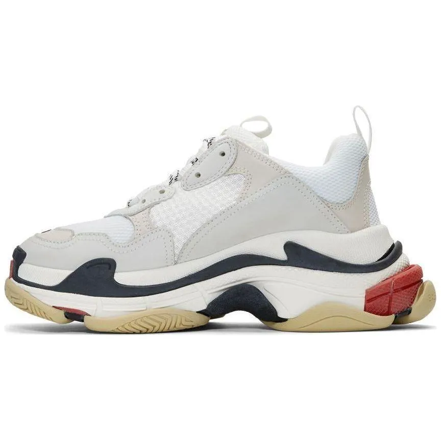 Balen*ciaga Triple-S "White/Red"