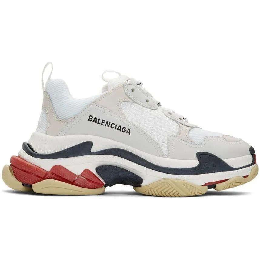 Balen*ciaga Triple-S "White/Red"