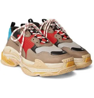 Balenciaga Triple S Replacement Laces - White & Red