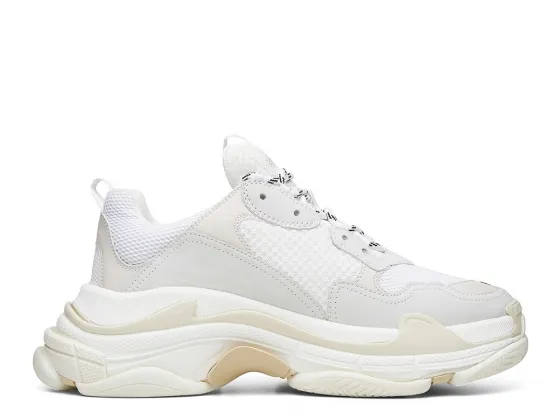 BALENCIAGA TRIPLE S TRAINERS WHITE