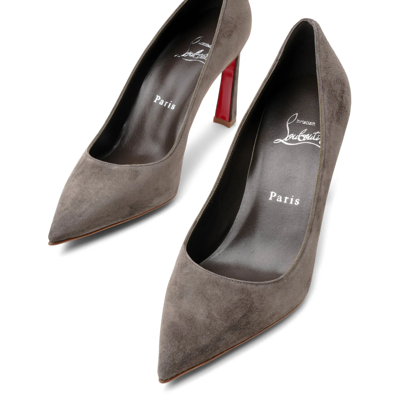 Condora 85 grey suede pumps