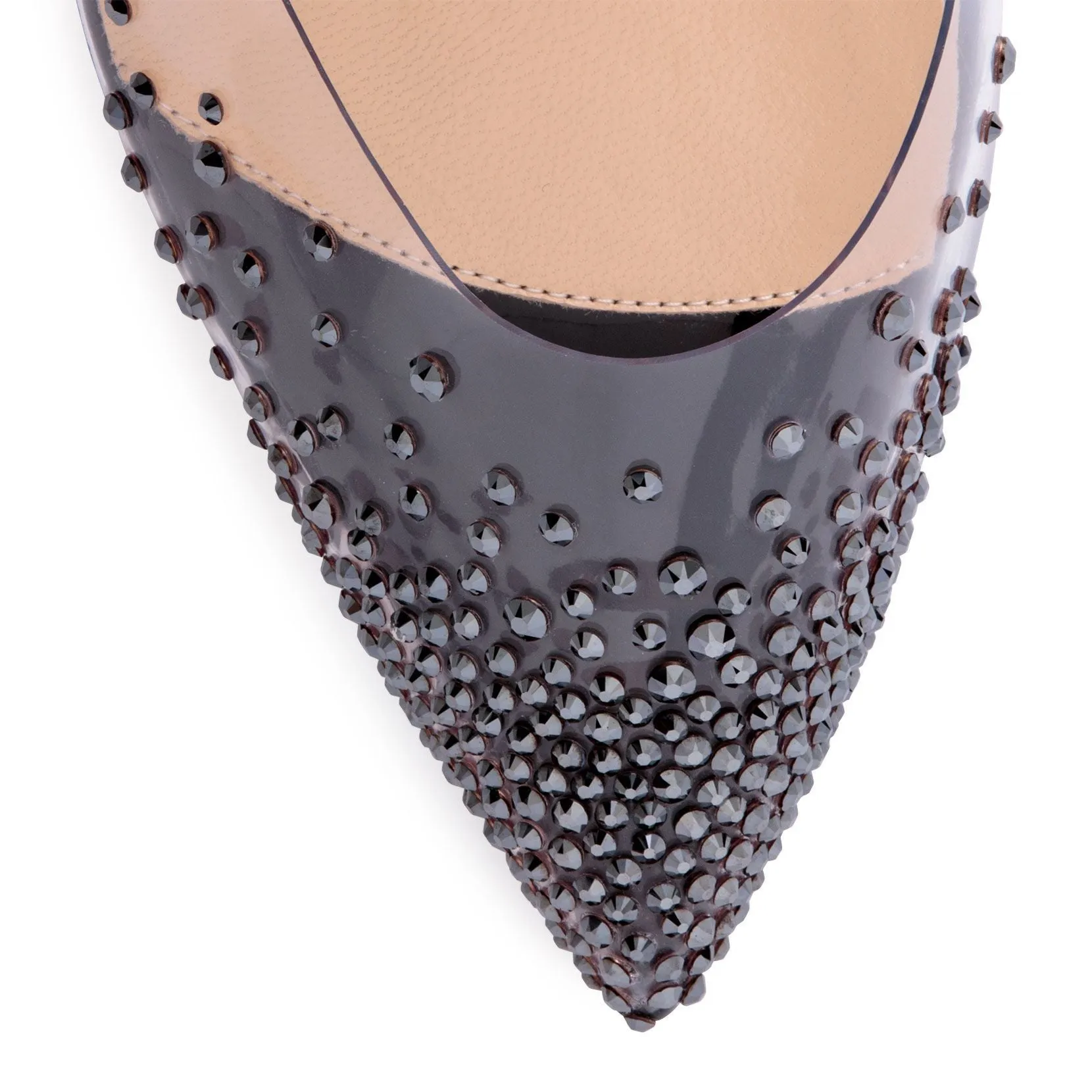 Degrastrass 100 black patent pumps