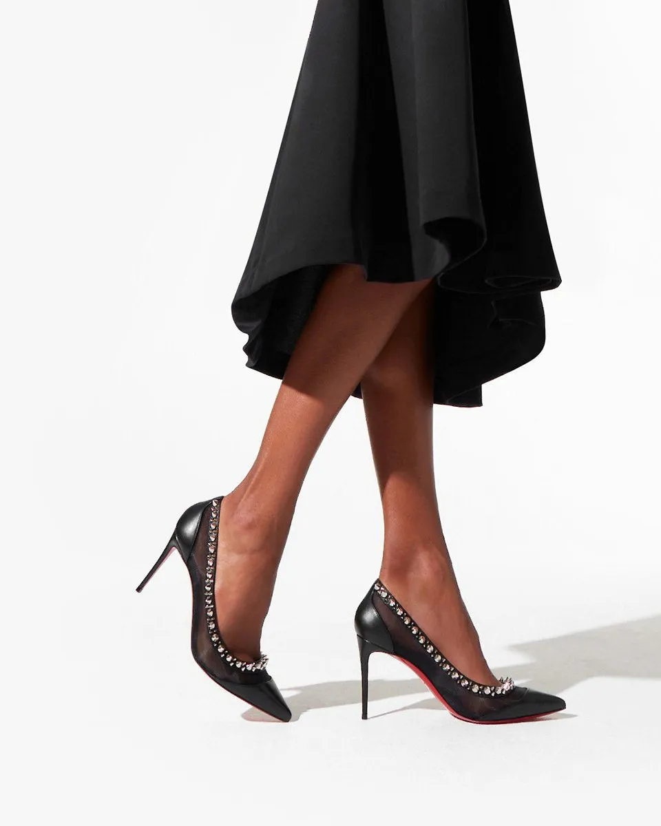 Galativi spikes 85 black pumps