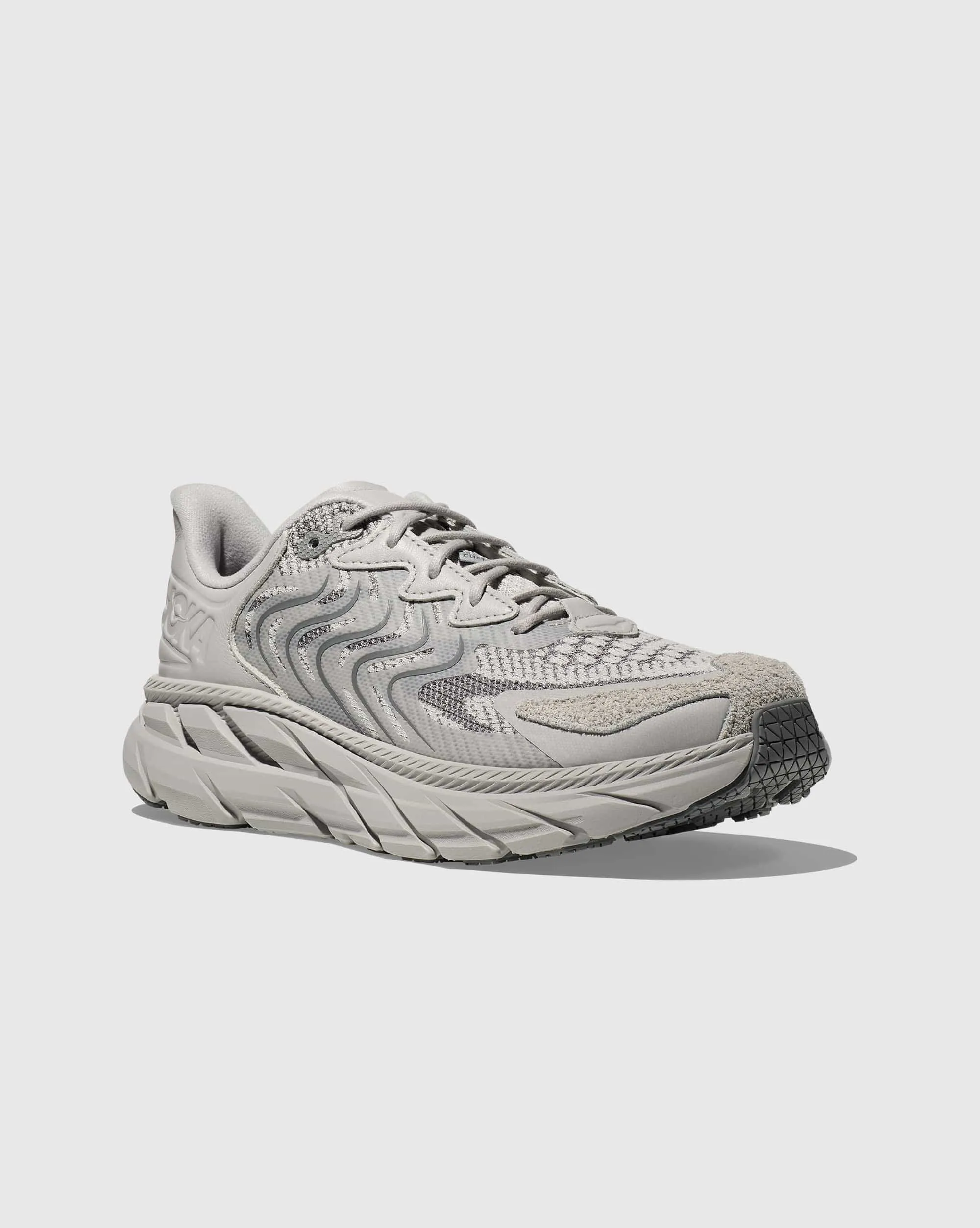 Hoka Unisex Clifton LS Walking Shoes- Grey