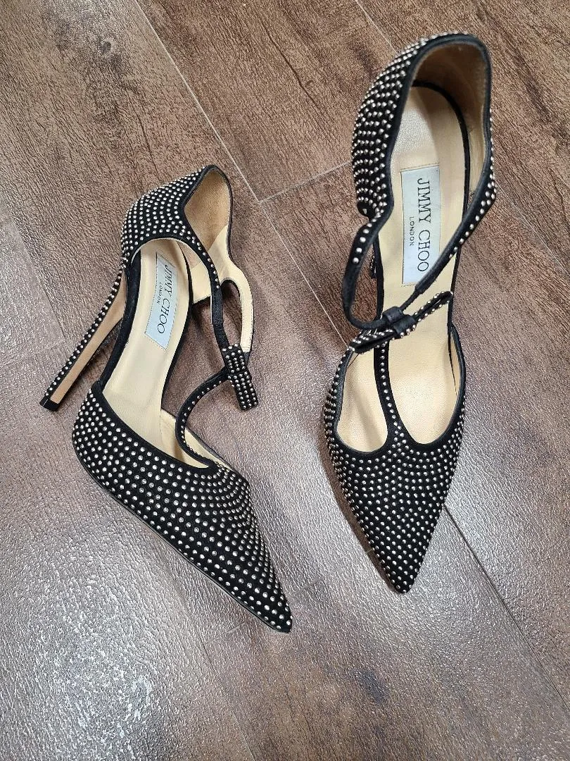 Jimmy Choo Black 37.5 Pumps