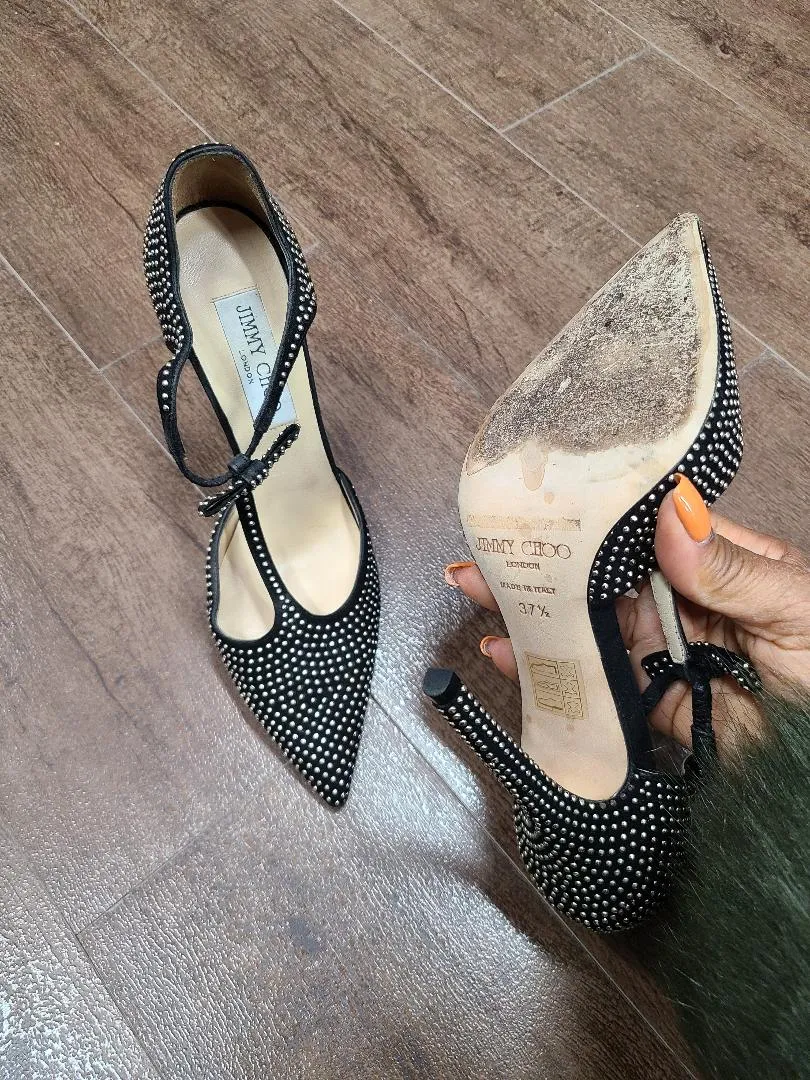 Jimmy Choo Black 37.5 Pumps