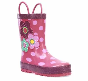 Kids’ Washington Shoe Flower Cutie Rain Boots – Adorable Waterproof Boots