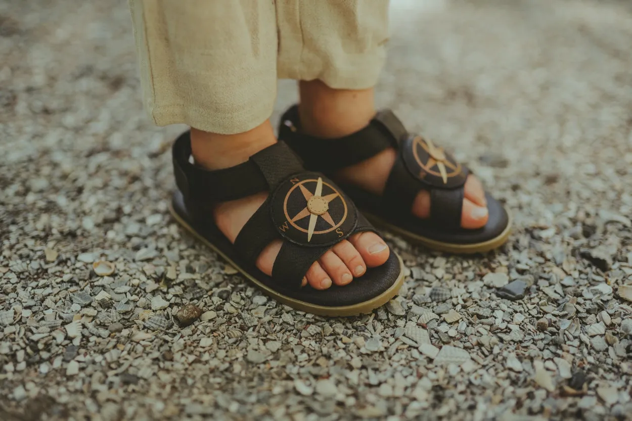 Mattia | Compass | Navy Leather