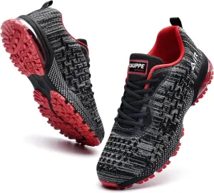 QAUPPE Mens Running Shoes Athletic Trail Tennis Sneaker (US7-12.5 D(M)