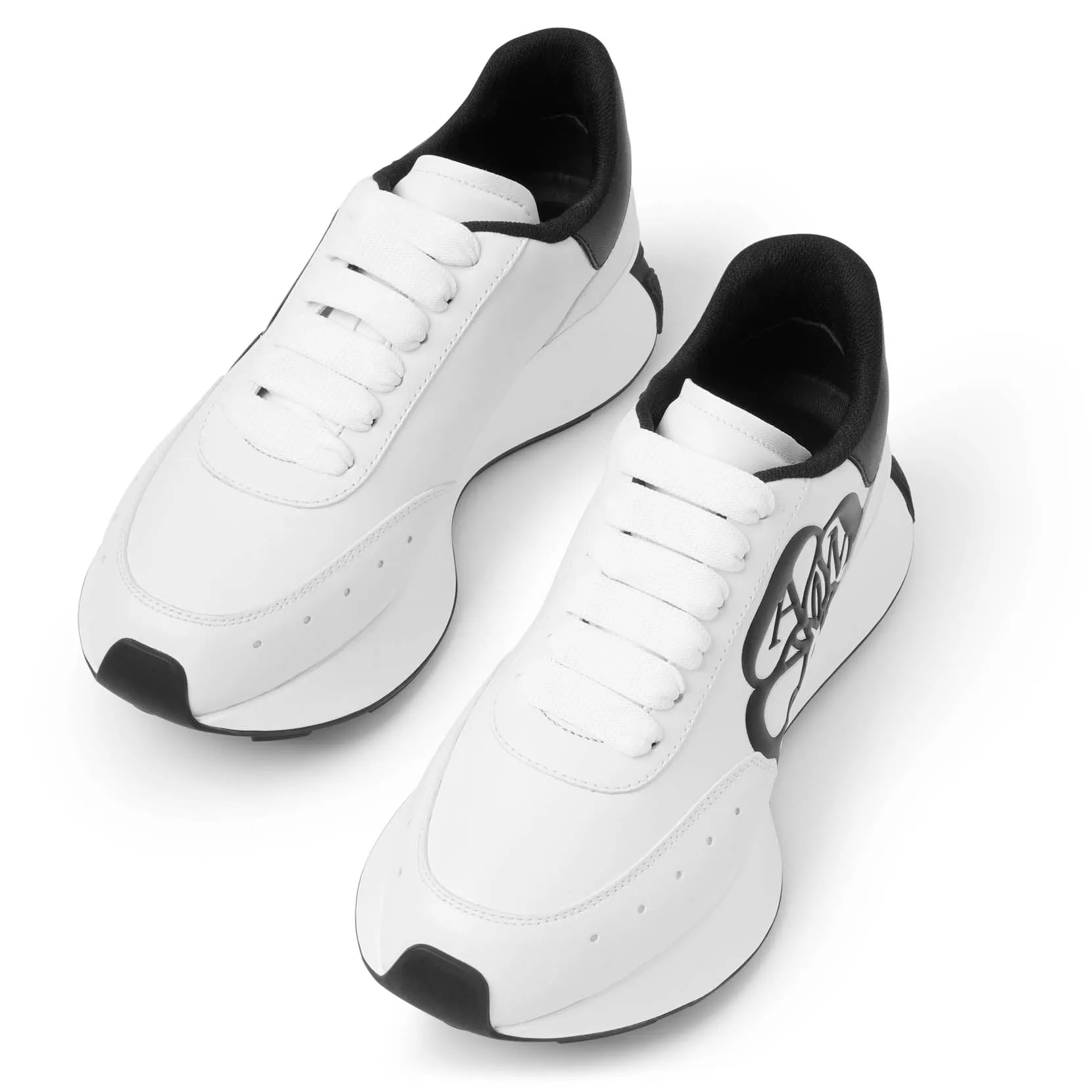 Runner white and black