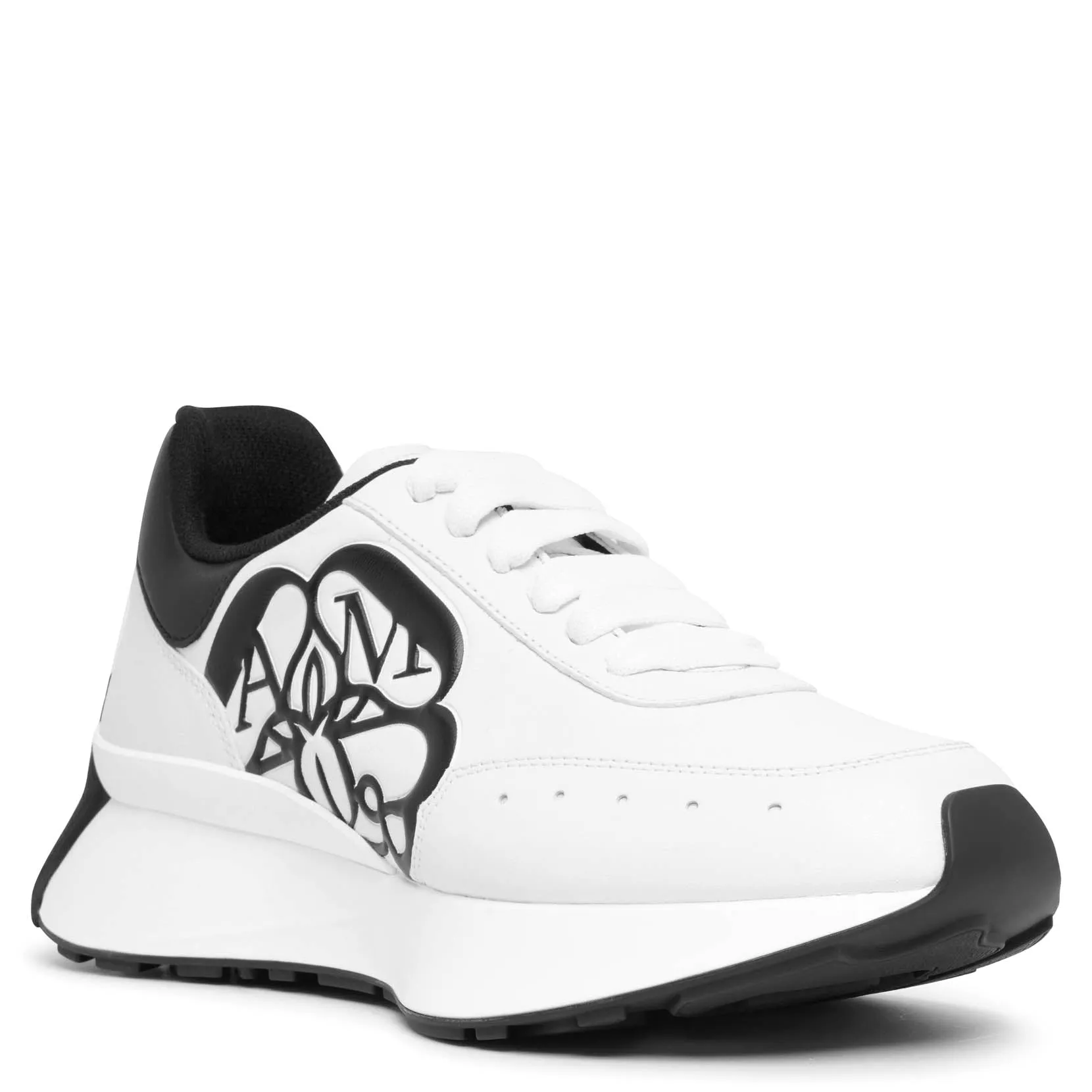 Runner white and black