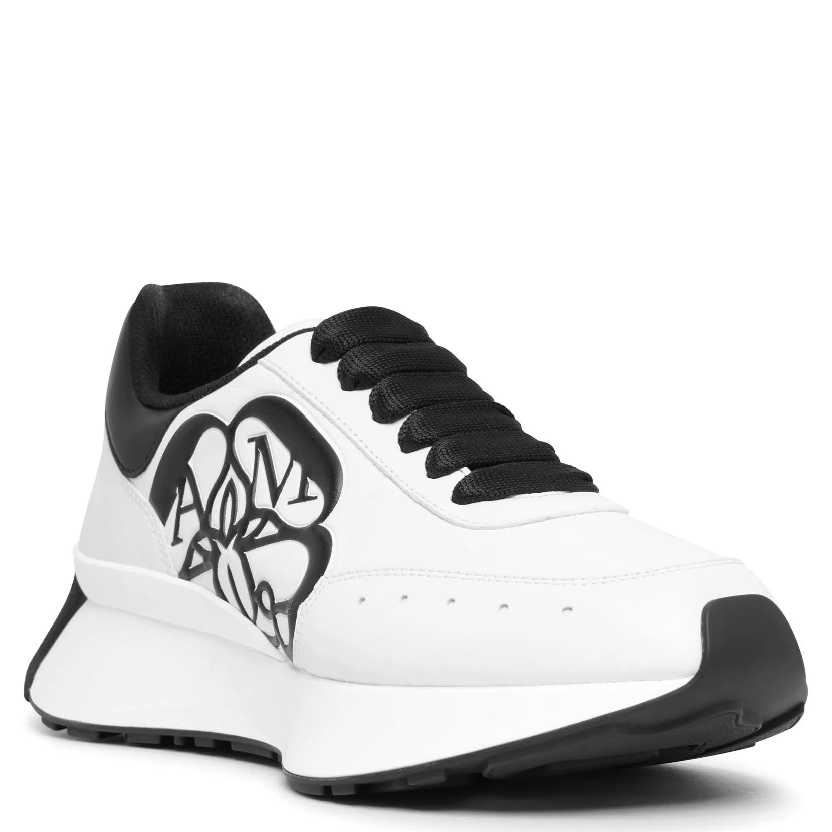 Runner white and black