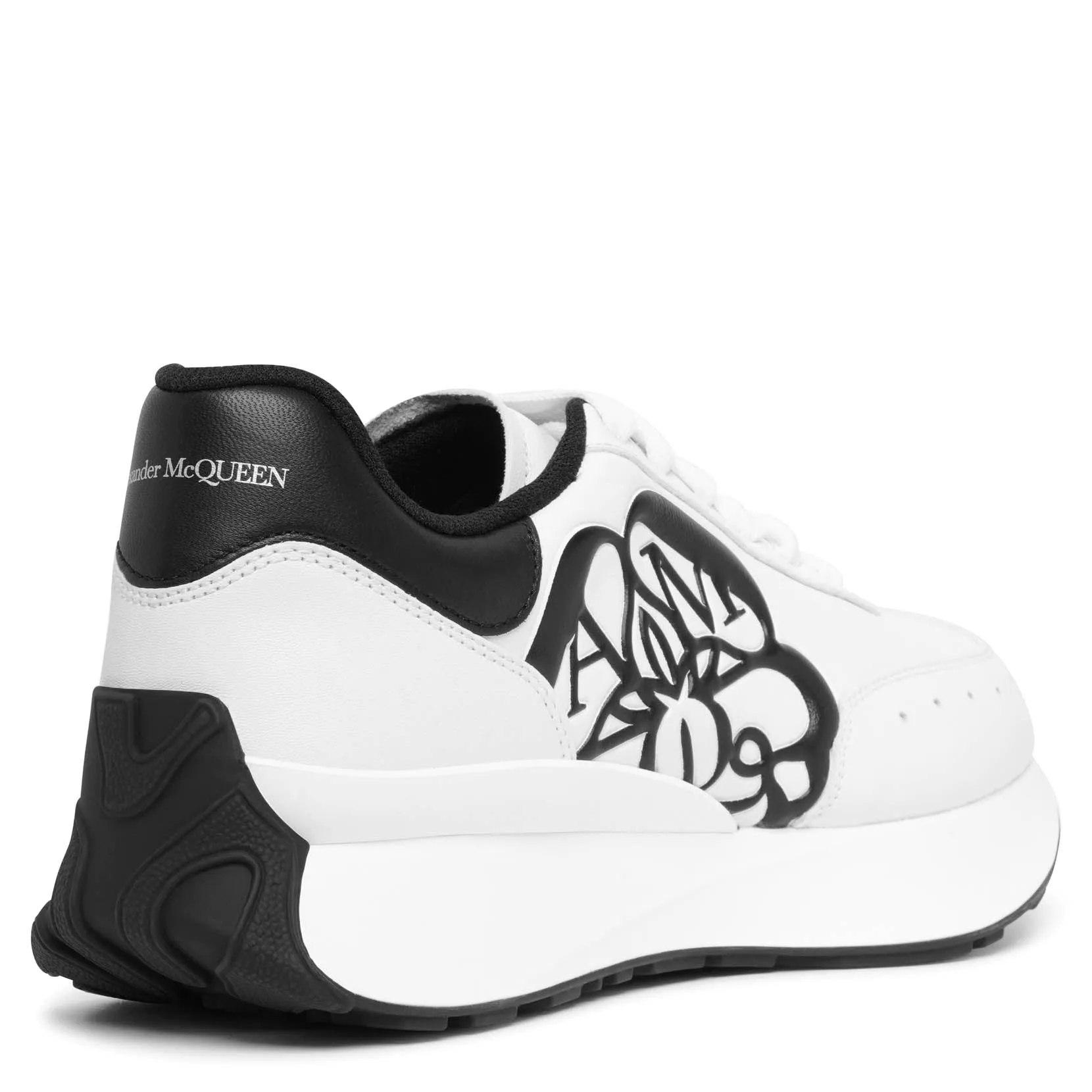 Runner white and black