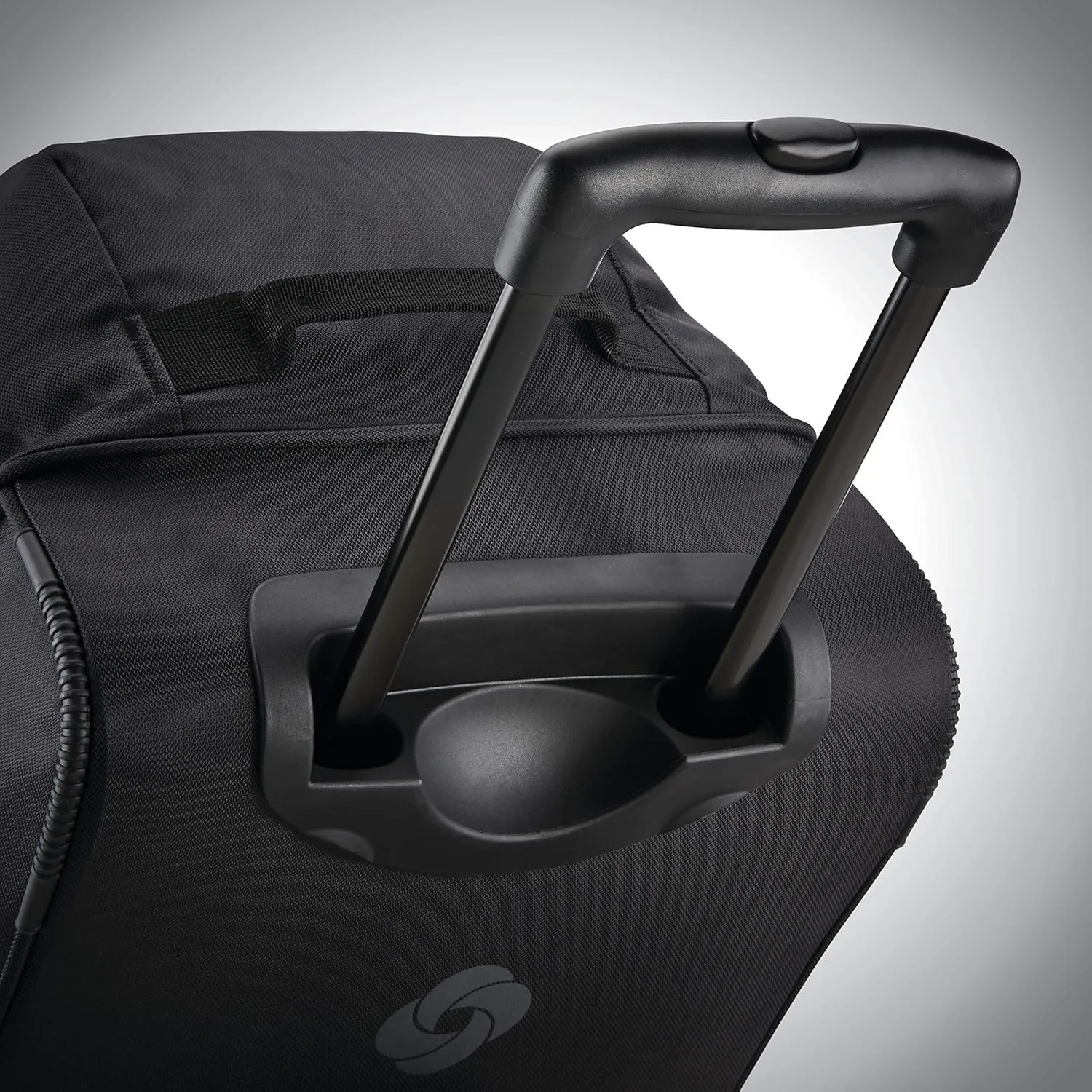 Samsonite Andante 2 Wheeled Duffel Bag ?C 22-Inch Durable Rolling Luggage with Inline Skate Wheels, Push-Button Handle & Spacious Compartments ?C Travel-Friendly and Lightweight - All Black