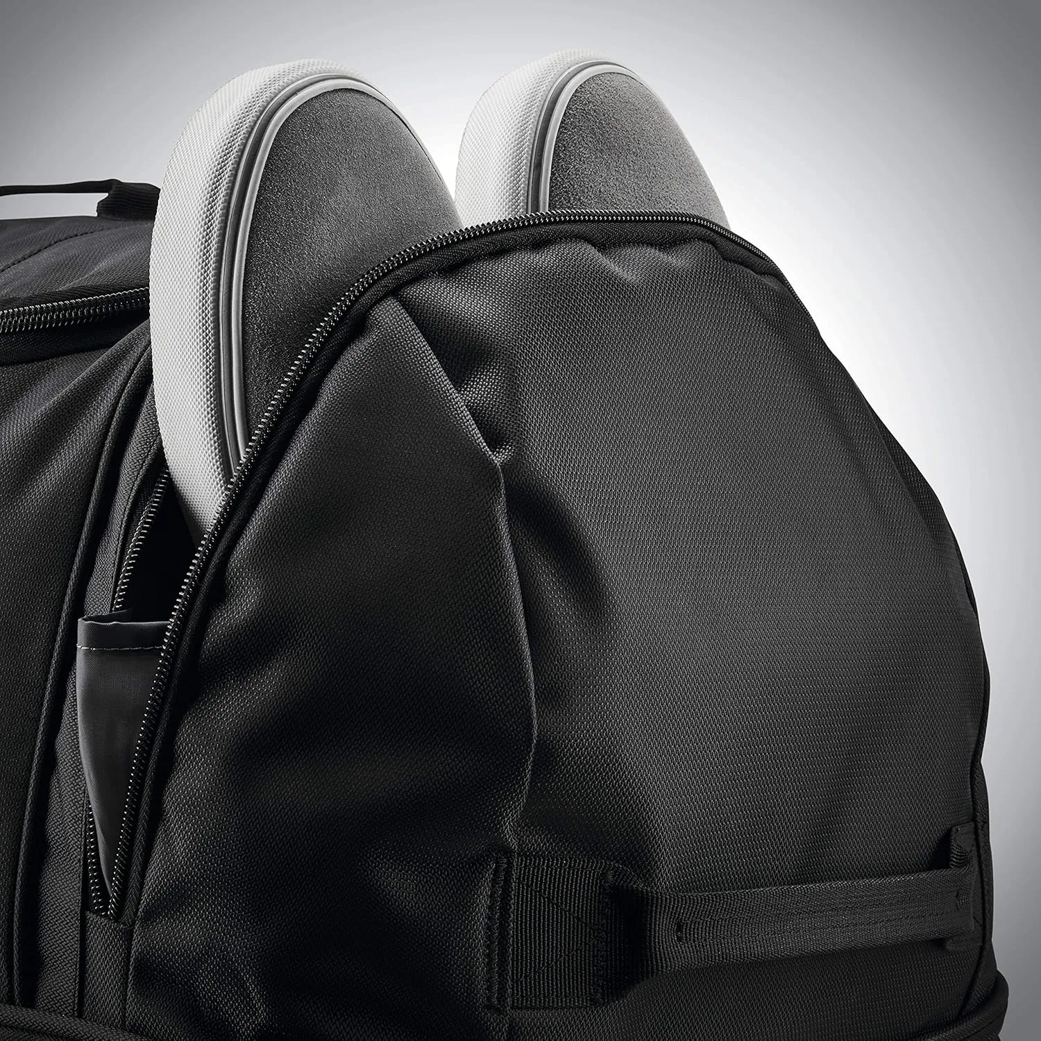 Samsonite Andante 2 Wheeled Duffel Bag ?C 22-Inch Durable Rolling Luggage with Inline Skate Wheels, Push-Button Handle & Spacious Compartments ?C Travel-Friendly and Lightweight - All Black