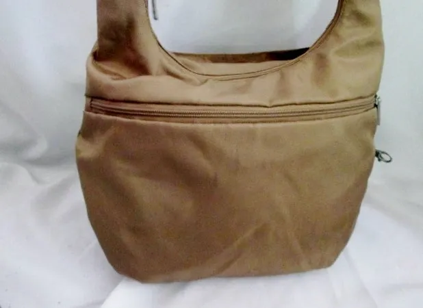 TRAVELON  Messenger Crossbody Anti-theft Shoulder Bag BROWN Travel Man Purse