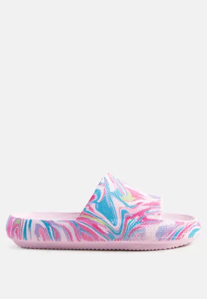Whirl Marbling Dip Dye Slides