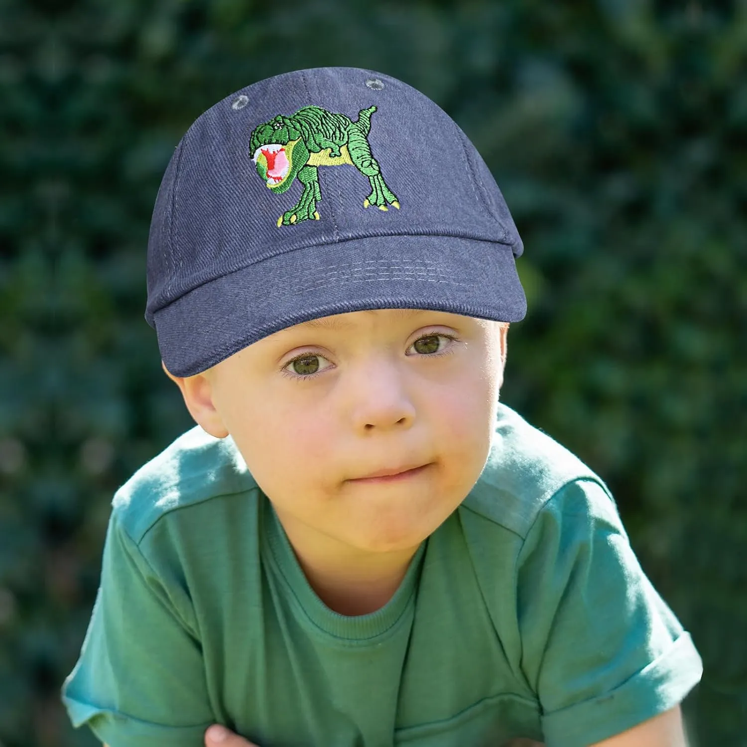 ZGDG Kids Boys Girls Baseball Cap Toddler Embroidery Car Trucker Hat Adjustable Washed Vintage Sun Fishing Hat for 3-8 Years