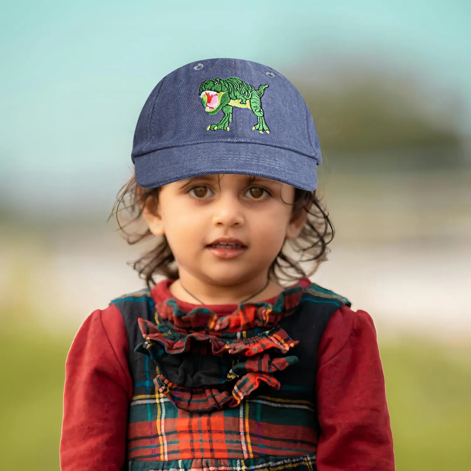 ZGDG Kids Boys Girls Baseball Cap Toddler Embroidery Car Trucker Hat Adjustable Washed Vintage Sun Fishing Hat for 3-8 Years