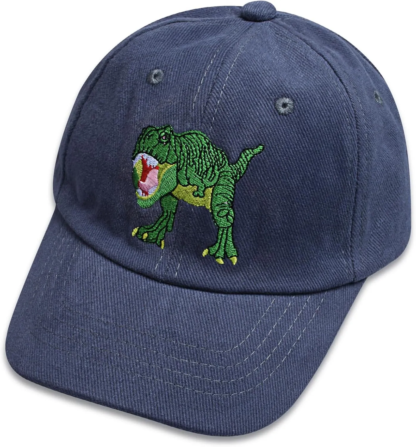 ZGDG Kids Boys Girls Baseball Cap Toddler Embroidery Car Trucker Hat Adjustable Washed Vintage Sun Fishing Hat for 3-8 Years